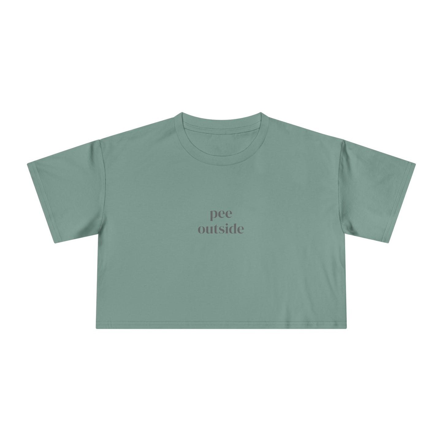 The Simple Pee Outside Crop Top