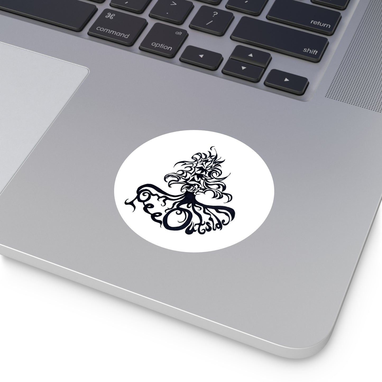 The Pee Outside Round Sticker