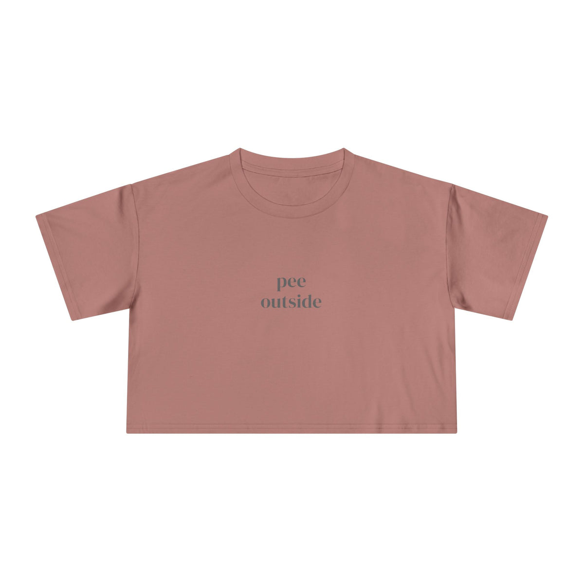 The Simple Pee Outside Crop Top